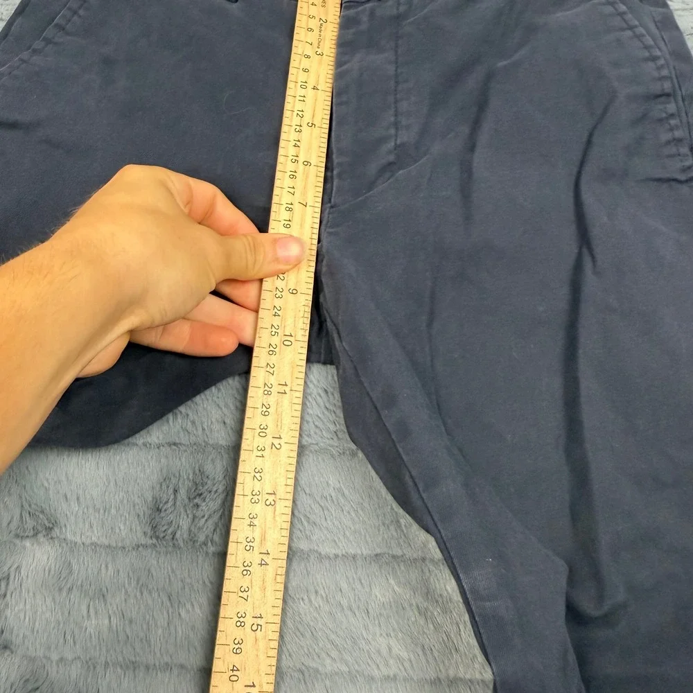 Banana Republic Aiden Chino Pants Mens 29x32 Navy Blue Slim Fit Stretch Cotton